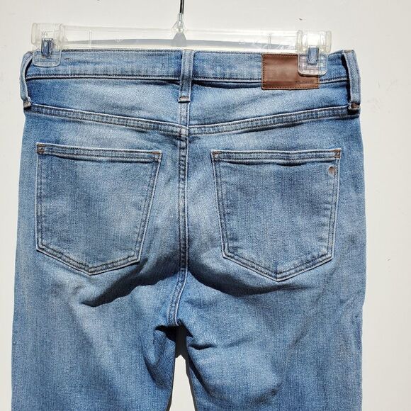 28 MADEWELL Distressed 9" High Rise Skinny Jeans - Picture 8 of 15